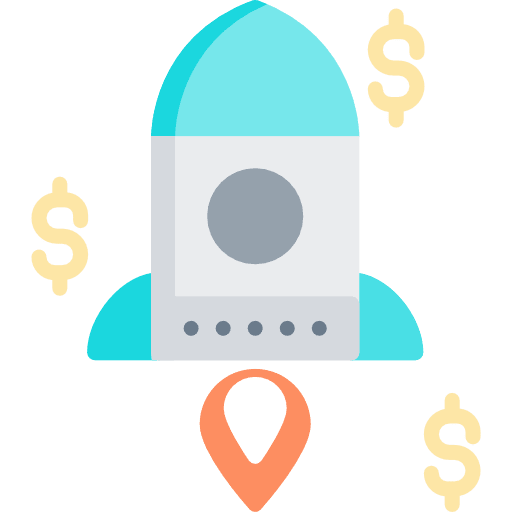 Startup space ship launch rocket launch rocket ship icon Startup space ship launch rocket launch rocket ship icon