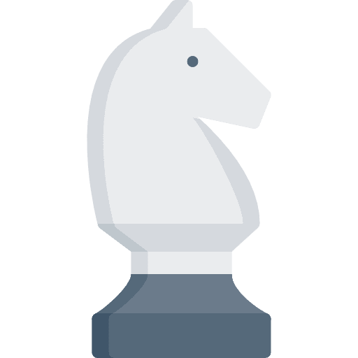 Chess knight game piece icon Chess knight game piece icon