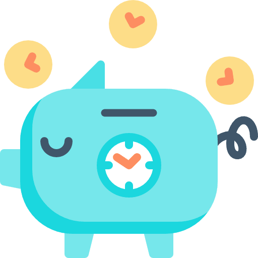 Savings coin piggy bank money icon Savings coin piggy bank money icon