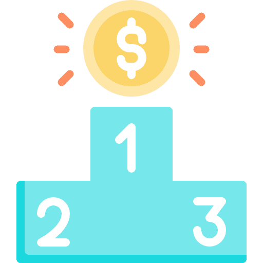 Winner business and finance podium winner icon Winner business and finance podium winner icon