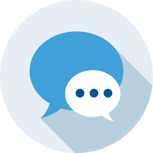 I message messenger social media communication icon