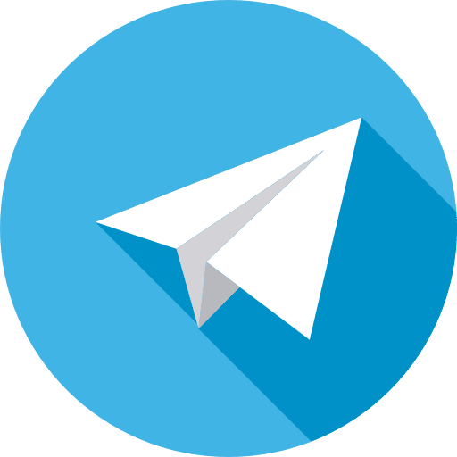 Telegram brands seo and web logotype icon