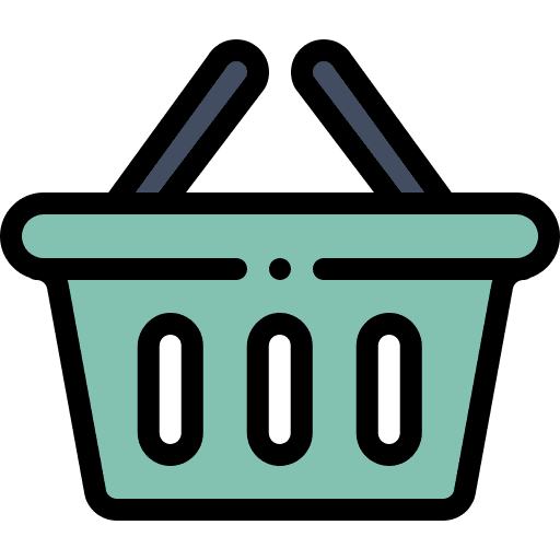 Shopping basket commerce and shopping shopping basket icon