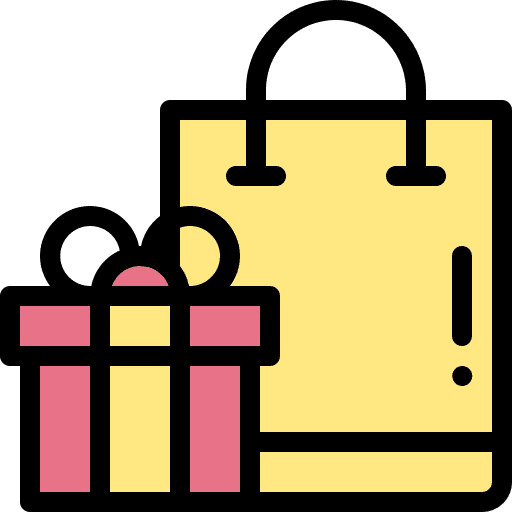 Shopping bag gift bag gift bag icon