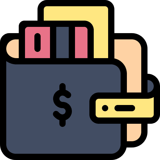 Wallet holder wallet business and finance icon Wallet holder wallet business and finance icon