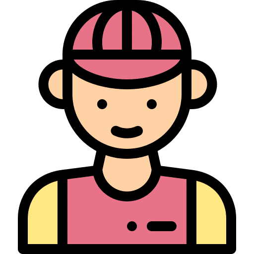 Courier avatar job profession icon Courier avatar job profession icon