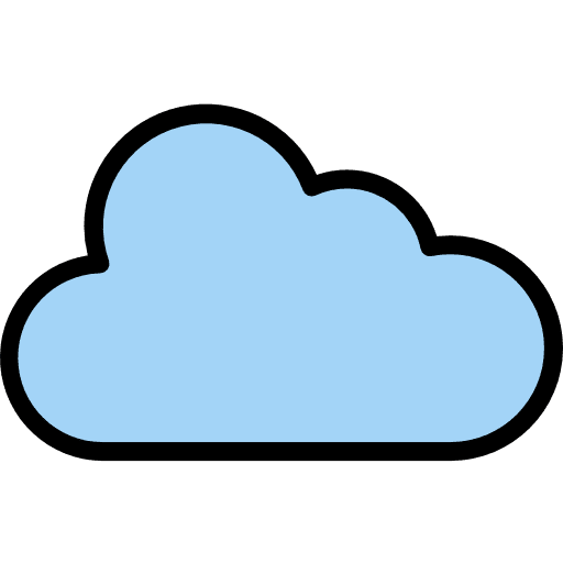 Cloud weather sky cloudy icon