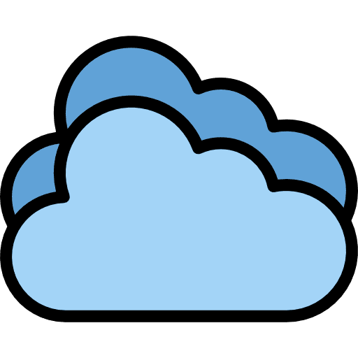 Cloudy cloudy cloud computing atmospheric icon Cloudy cloudy cloud computing atmospheric icon