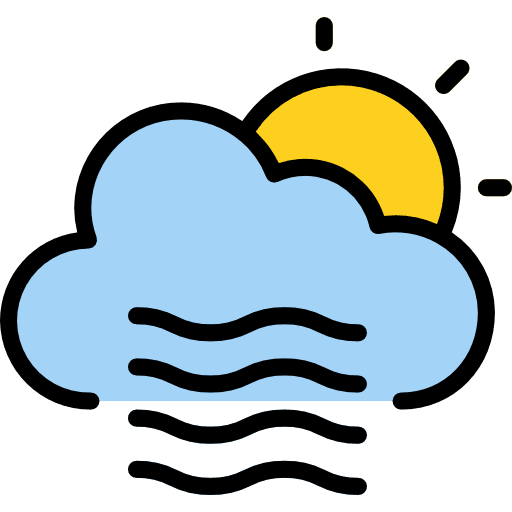 Cloudy sunny meteorology cloud icon Cloudy sunny meteorology cloud icon