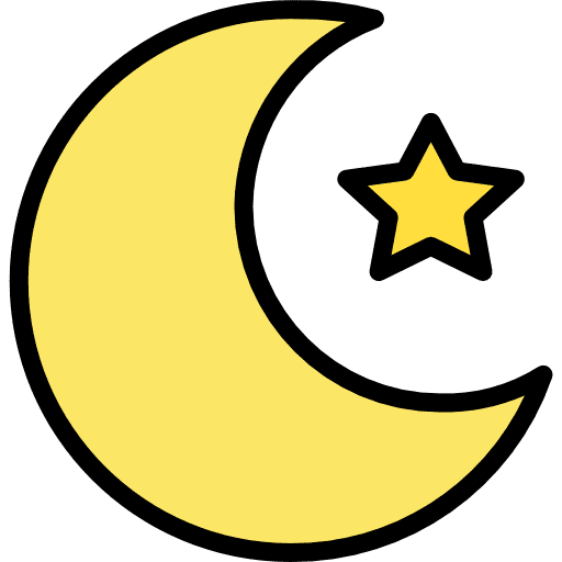 Night nature weather night icon Night nature weather night icon