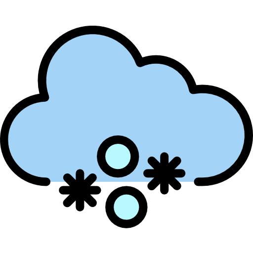 Snowy winter snow weather icon Snowy winter snow weather icon