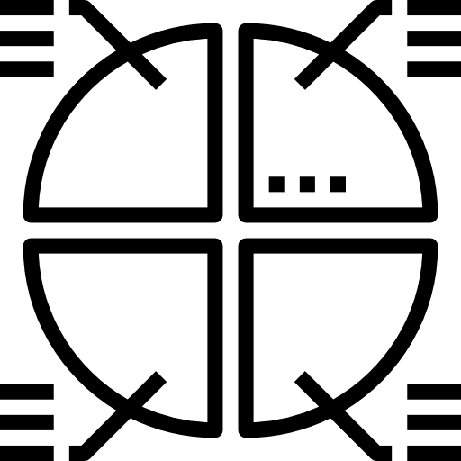 Analysis business and finance statistics pie chart icon Analysis business and finance statistics pie chart icon