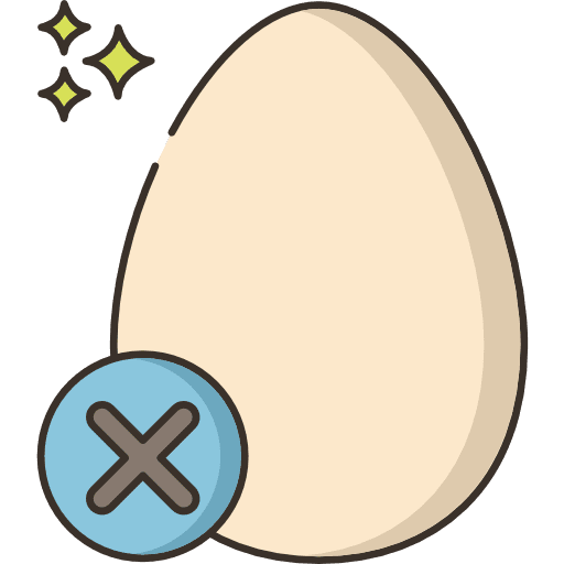 Egg free food and restaurant food egg icon