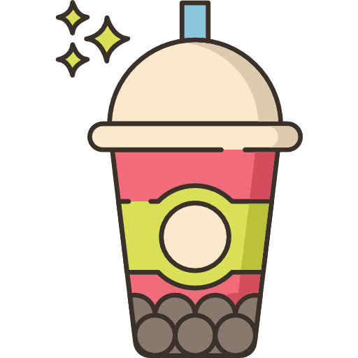 Iced tea food and restaurant paper cup milk icon