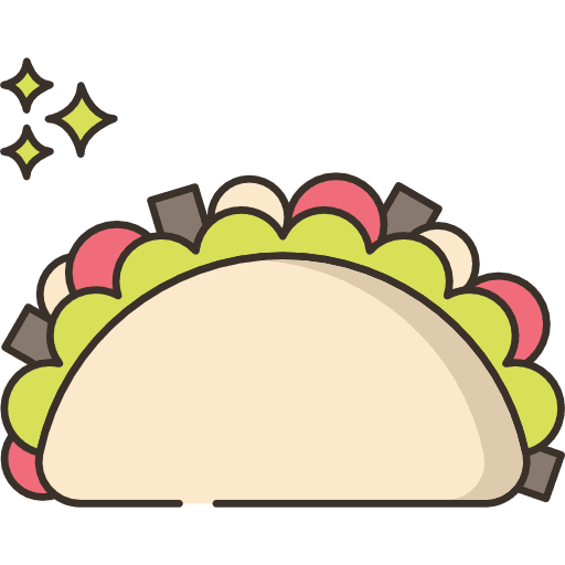 Burrito food and restaurant mexican food fast food icon