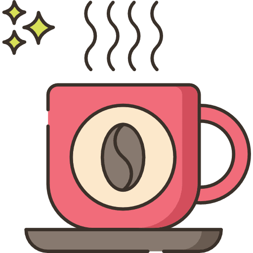 Coffee cup chocolate hot drink mug icon