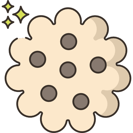 Cookie bakery sweet cookies icon