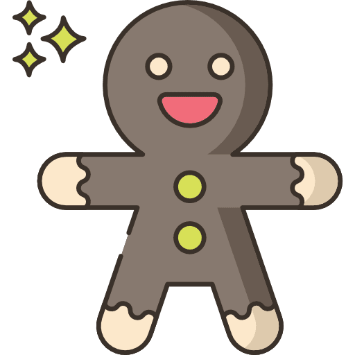 Gingerbread food dessert food and restaurant icon