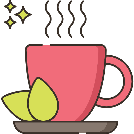 Green tea properties plant green tea icon