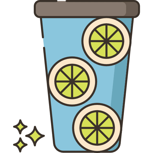 Infusion food and restaurant take away food icon