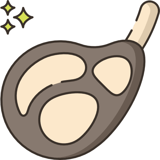 Lamb pork butcher food icon