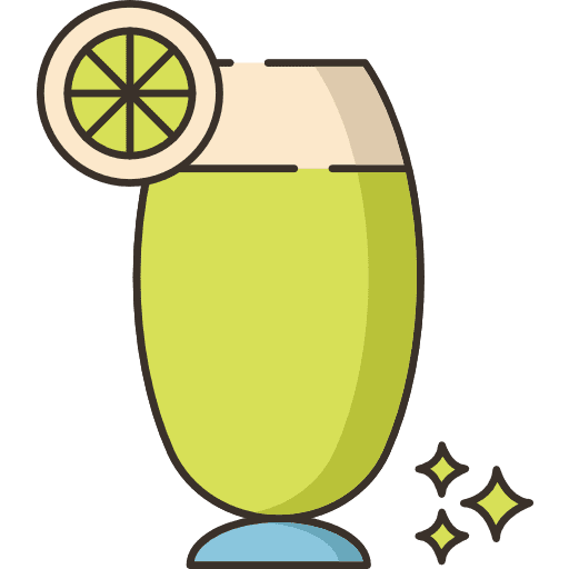 Lemon tea beverage drink lemon icon