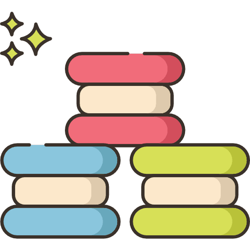 Macaroon food and restaurant food sweets icon