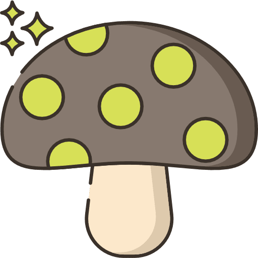 Mushroom mushroom nature video game icon