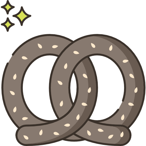 Pretzel pretzel sugar food and restaurant icon