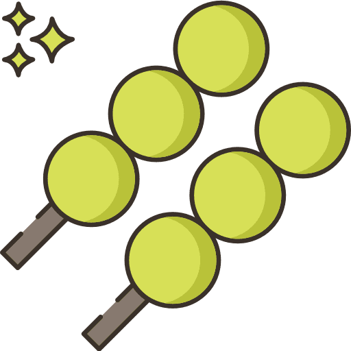 Satay chicken peanut asian food icon