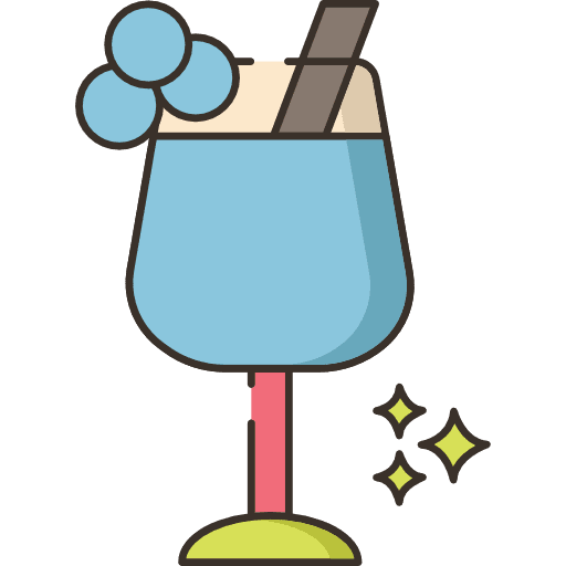 Smoothie refreshment milky glass icon