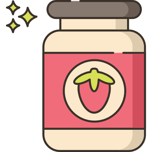 Strawberry organic vegetarian food icon