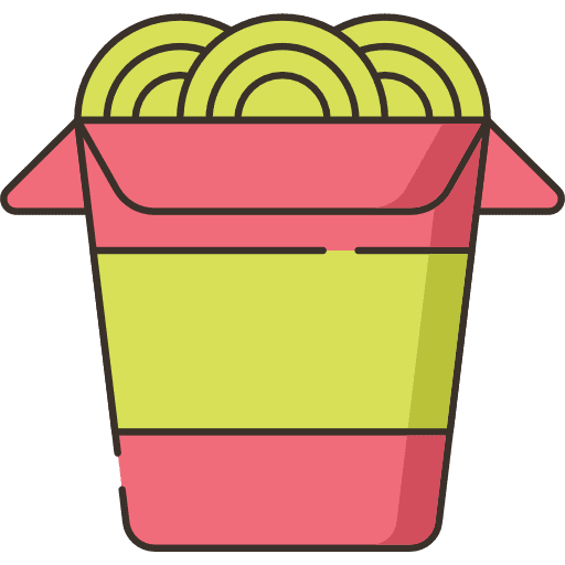 Takeaway takeaway box food and restaurant icon