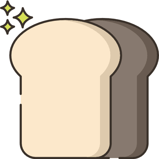 Toasts bread meal breakfast icon