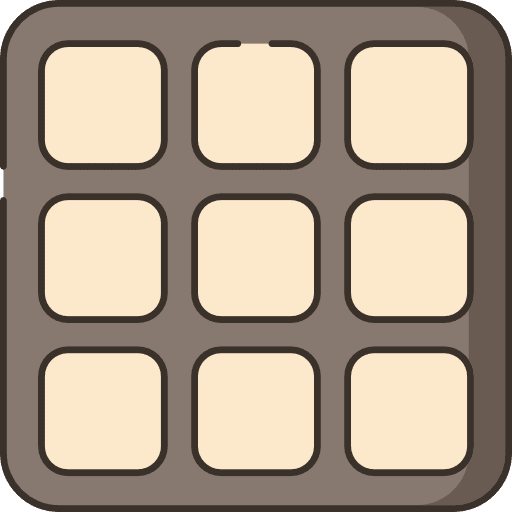 Waffle bakery food and restaurant sweet icon