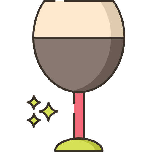 Wine glass wine glass alcoholic drinks icon