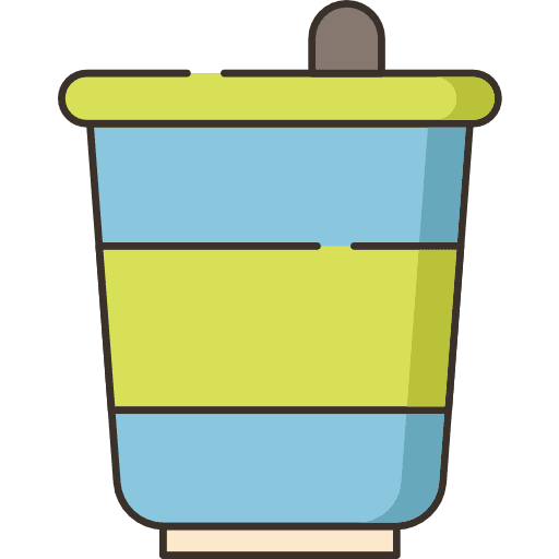 Yogurt summer food and restaurant frozen yogurt icon