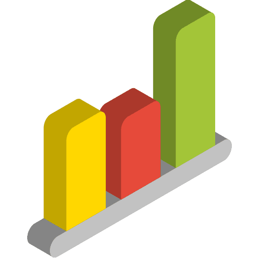 Bar graph statistics bar graph finances icon