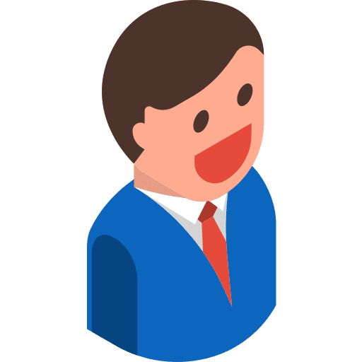 Businessman avatar manager man icon Businessman avatar manager man icon