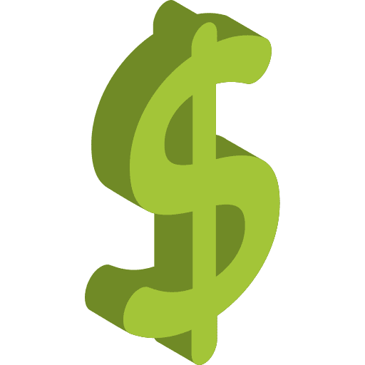 Dollar symbol business commerce money icon