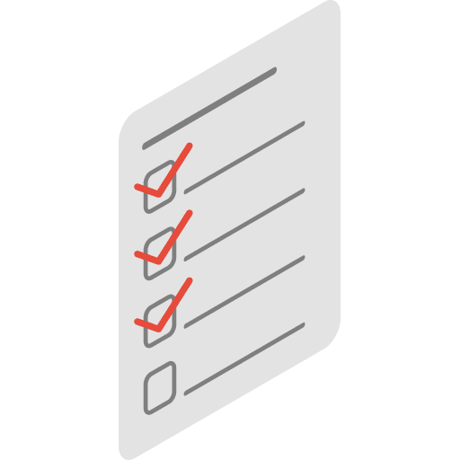 Check list listing office material notepad icon Check list listing office material notepad icon