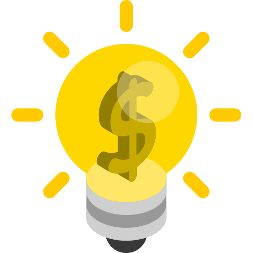 Idea dollar idea electronics icon Idea dollar idea electronics icon