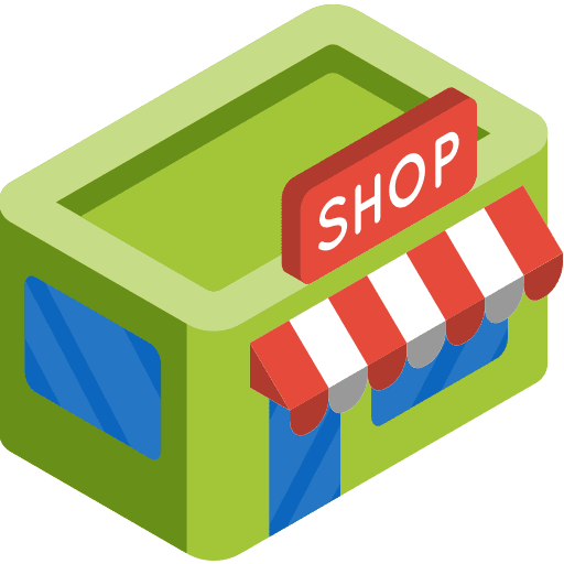 Store architecture grocery shop icon Store architecture grocery shop icon