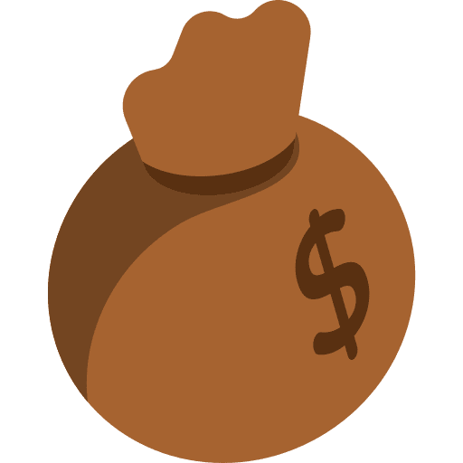 Money bag business and finance business bank icon Money bag business and finance business bank icon