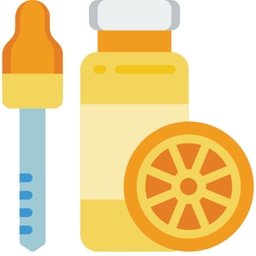 Pipette wellness drops pipette icon