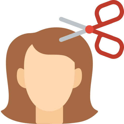 Hair cut hair cut hairdresser beauty icon