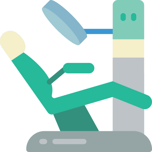 Seat makeup booth beauty icon