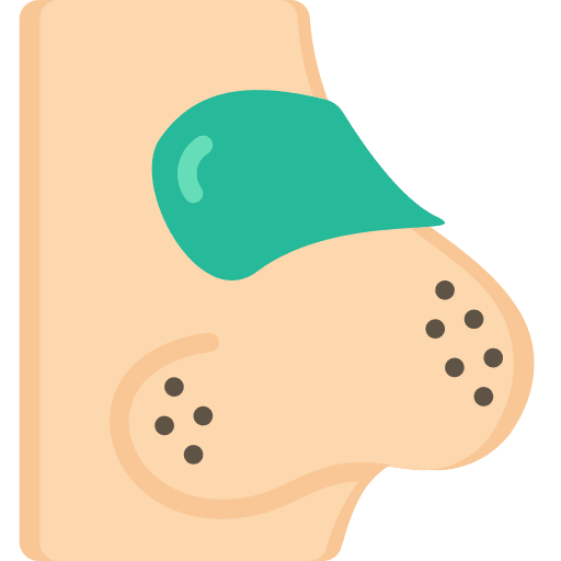 Strip blackhead strip grooming icon