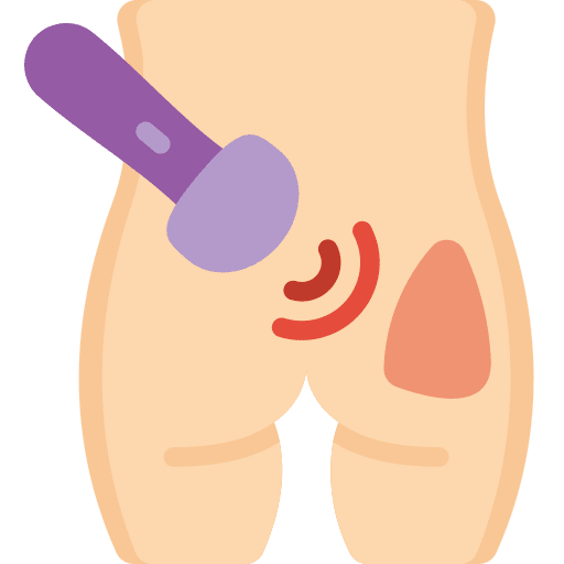 Massager back wellness massager icon