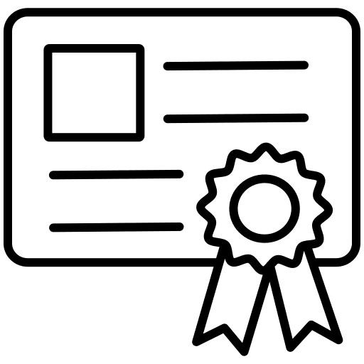 Rewards certificate recognize recognization icon